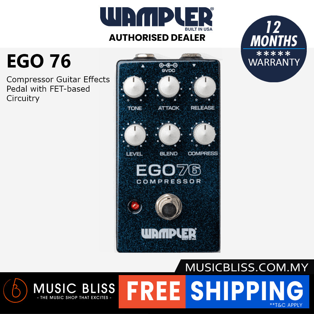 Wampler Ego 76 Compressor Pedal | Music Bliss Malaysia