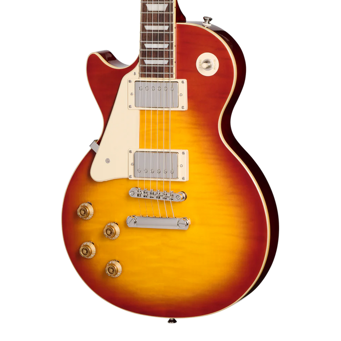 Epiphone Les Paul Standard 50s Figured Left-handed Electric Guitar - Washed Cherry Sunburst