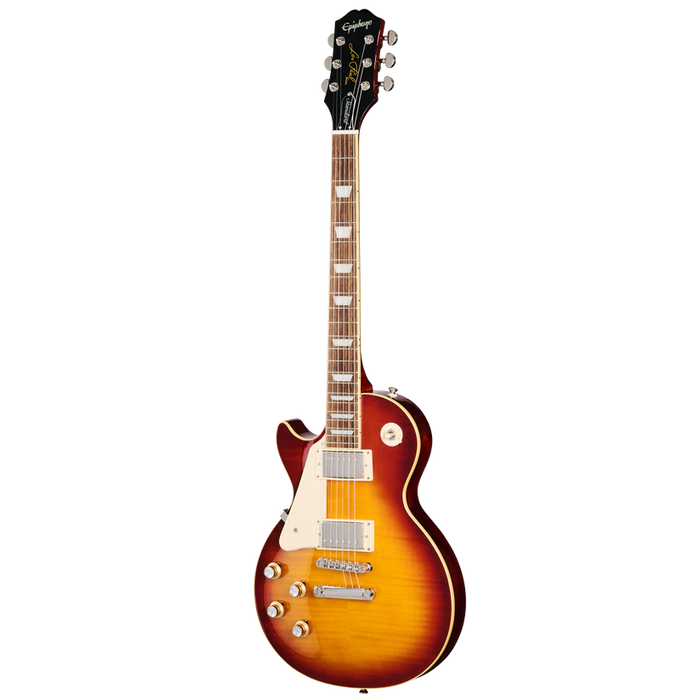 Epiphone Les Paul Standard 60s Figured Left-handed Electric Guitar - Iced Tea Burst