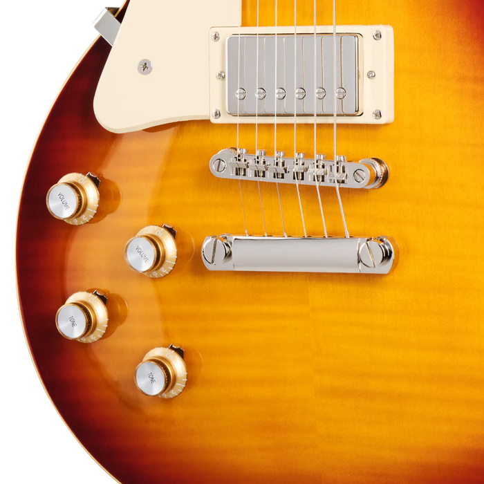 Epiphone Les Paul Standard 60s Figured Left-handed Electric Guitar - Iced Tea Burst