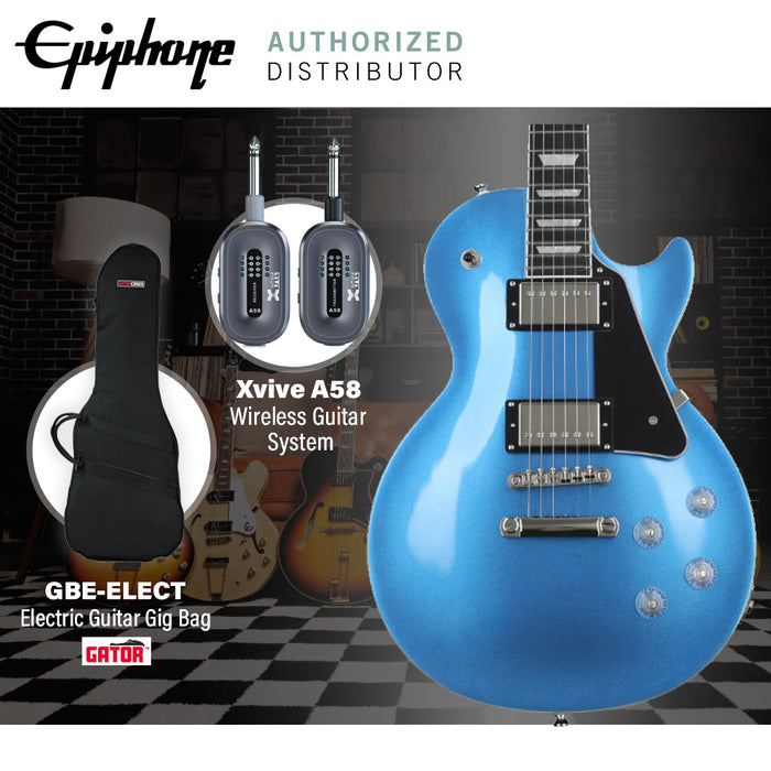 Epiphone Les Paul Modern Electric Guitar - Radio Blue Metallic