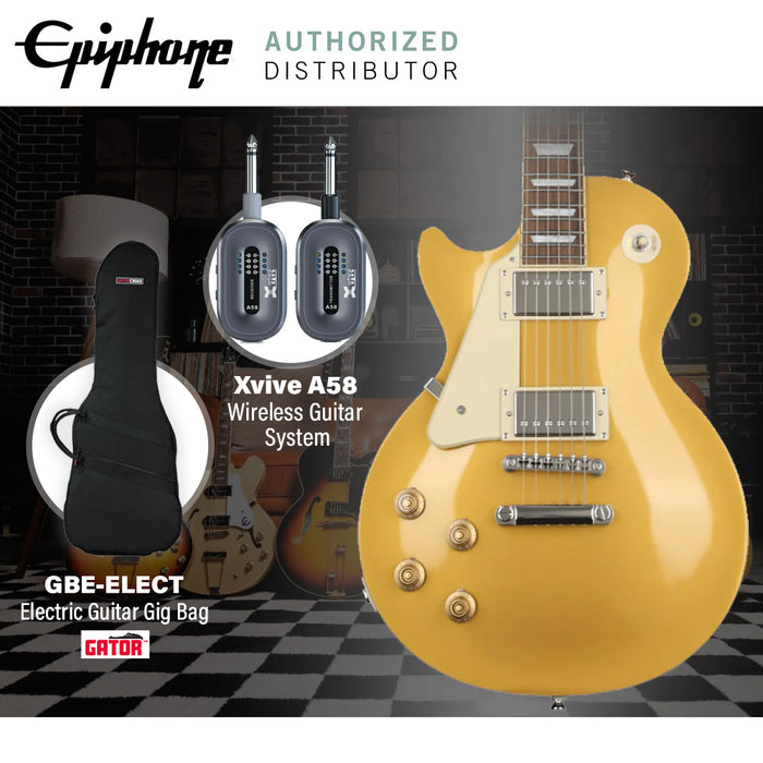 Epiphone Les Paul Standard 50s Left-Handed Electric Guitar - Metallic Gold