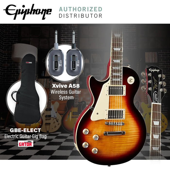Epiphone Les Paul Standard 60s Left-Handed Electric Guitar - Bourbon Burst