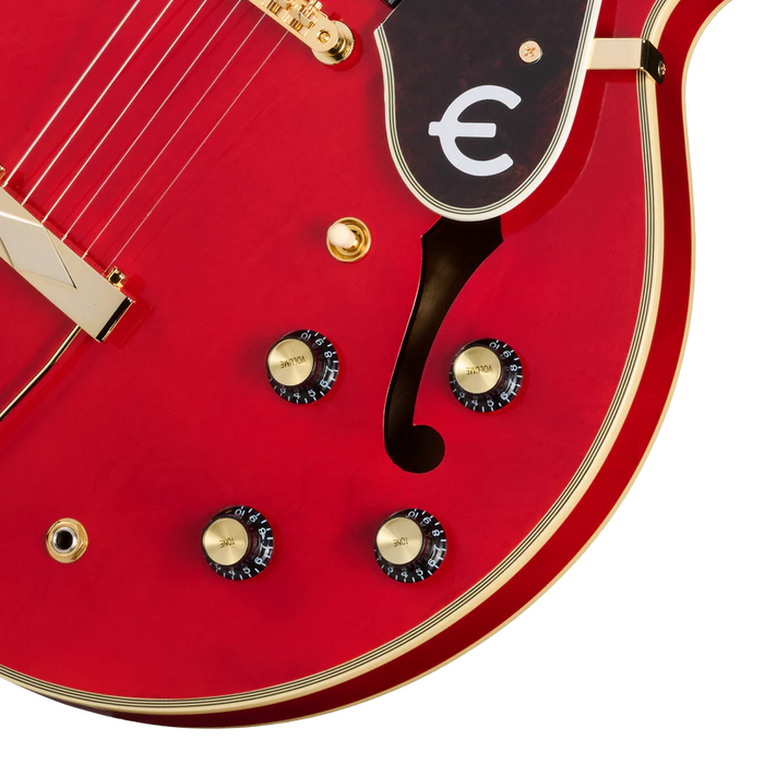 Epiphone Masterbilt Gem Archer Sheraton Semi-Hollowbody Electric Guitar - Cherry Red