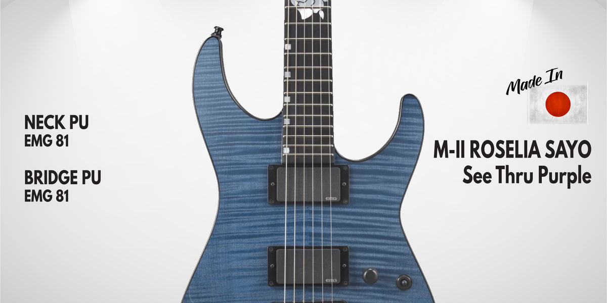 ESP Original M-II ROSELIA SAYO - See Thru Purple [MIJ - Made in