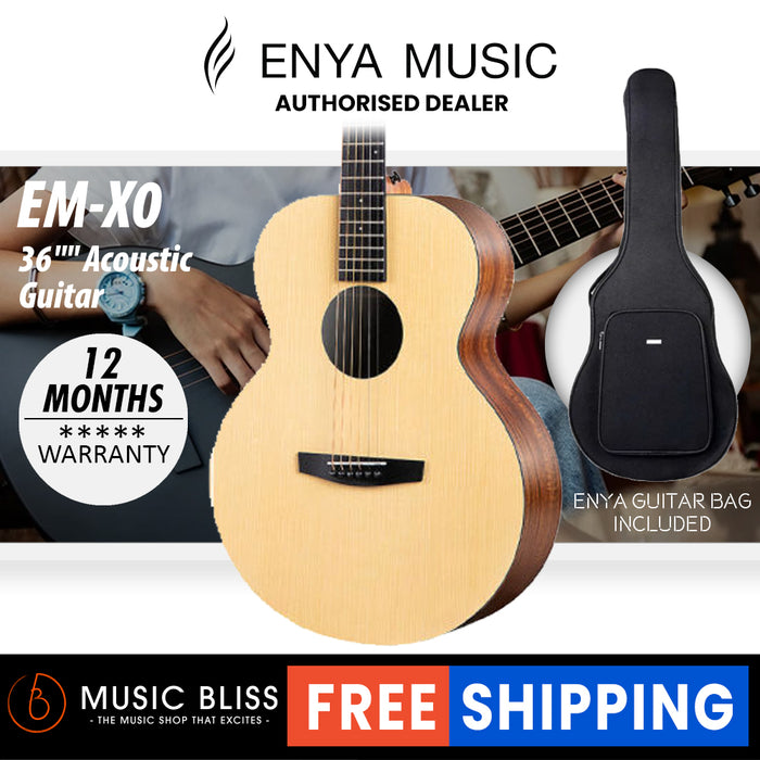 Enya EM-X0 36" Acoustic Guitar with Gig Bag