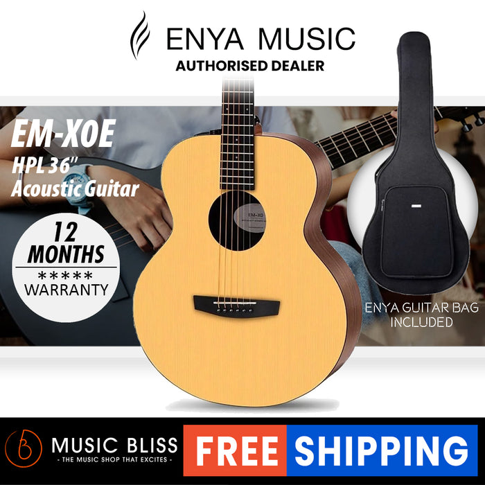 Enya EM-X0e 36" EQ Acoustic Guitar with Gig Bag