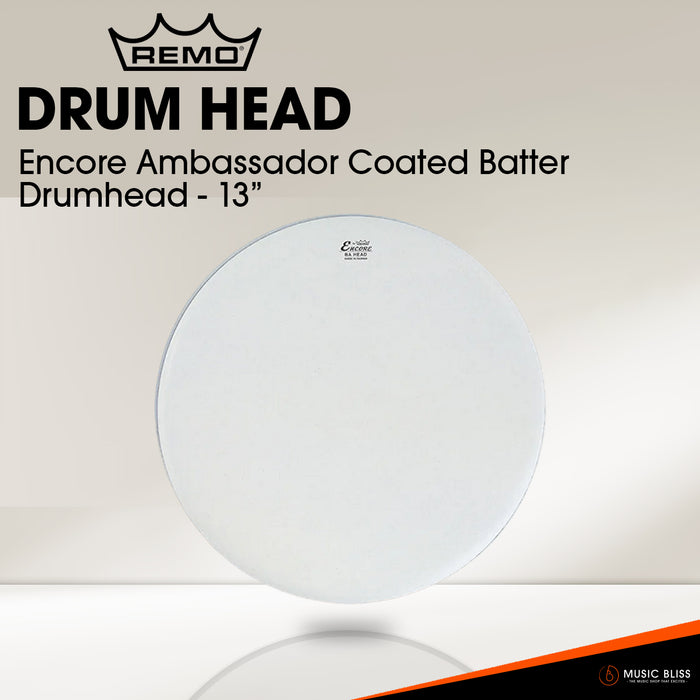 Remo Encore Ambassador Coated Batter Drumhead (Available in sizes 10"-6")