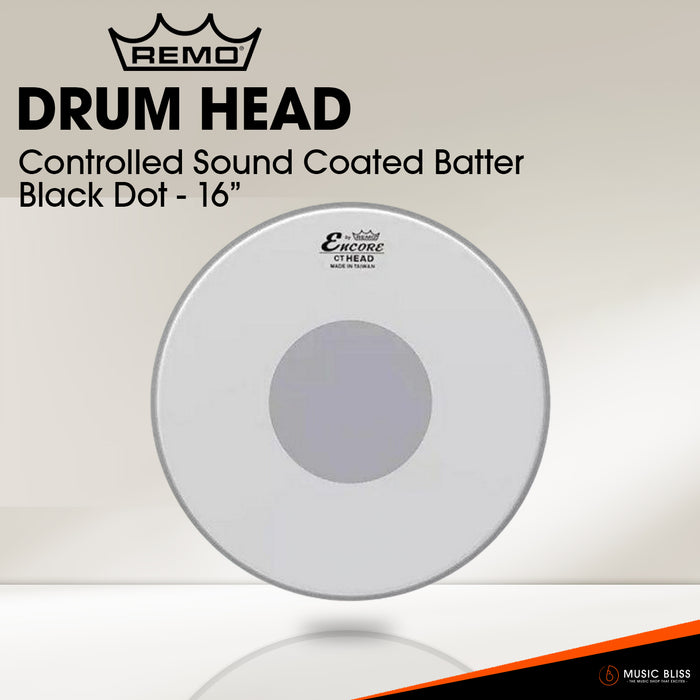 Remo Encore Controlled Sound Coated (Available in sizes 10"-16")