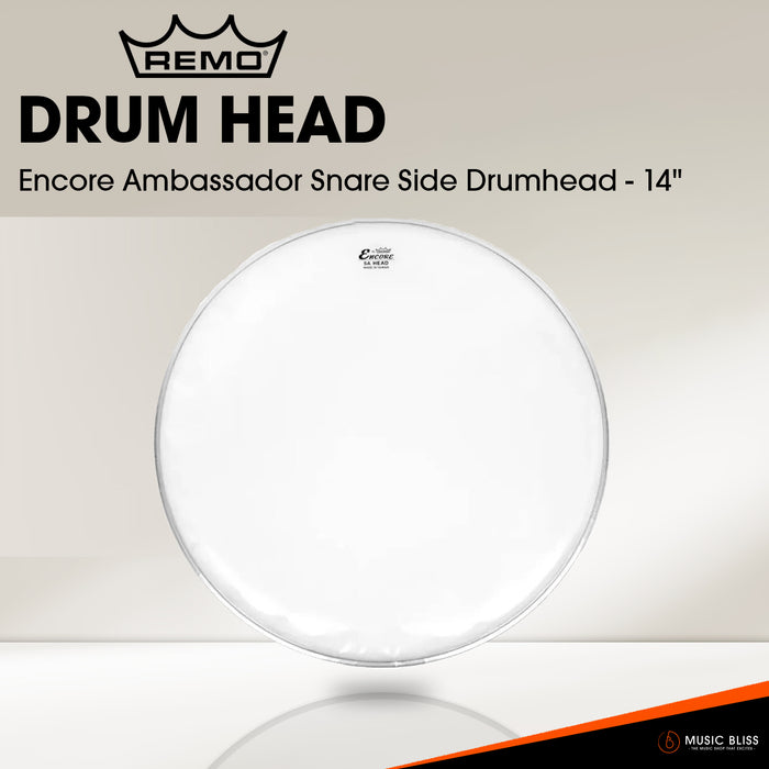 Remo Encore Ambassador Snare Side Drumhead (Available in sizes 10"-16")
