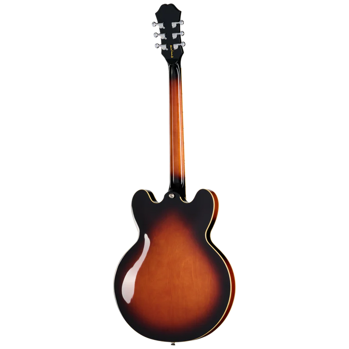 Epiphone Bonehead Riviera Semi-Hollowbody Electric Guitar - Dark Tobacco Sunburst