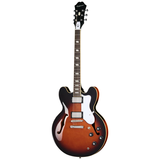 Epiphone Bonehead Riviera Semi-Hollowbody Electric Guitar - Dark Tobacco Sunburst