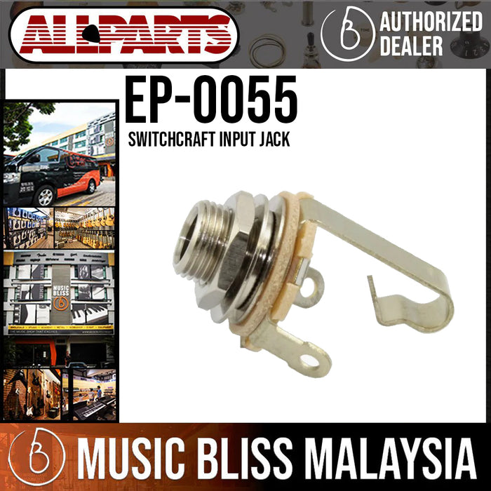 ALLPARTS EP-0055-B00 Switchcraft Input Jack - Single Unit (EP0055B00) - Music Bliss Malaysia