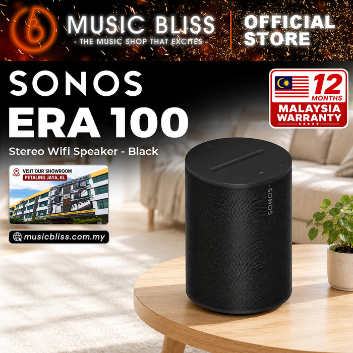 Sonos Era 100 Stereo Wifi Speaker - Black