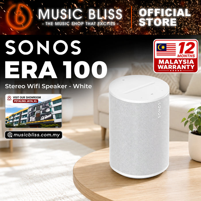 Sonos Era 100 Stereo Wifi Speaker - White