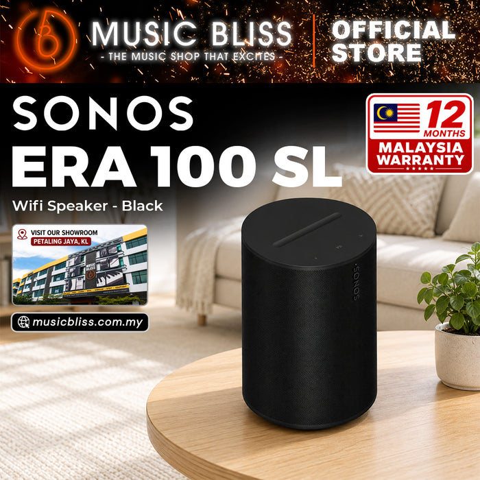 Sonos Era 100 SL Wifi Speakers - Black