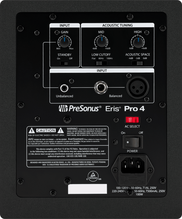 PreSonus Eris Pro 4 4.5-inch Powered Monitor