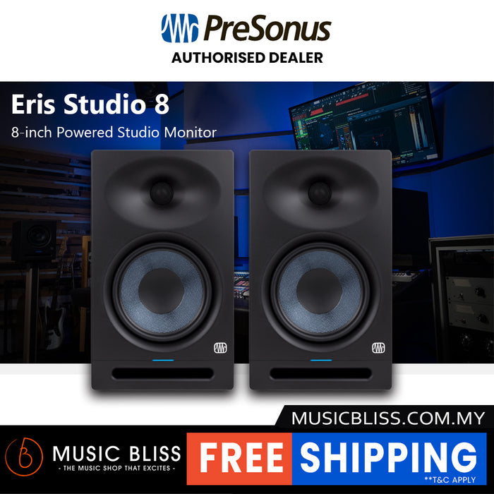 PreSonus Eris Studio 8 8-inch Powered Studio Monitor