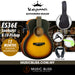 KEPMA ES36E Mini Acoustic Guitar with K-10 pickup - Sunburst - Music Bliss Malaysia