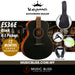 KEPMA ES36E Mini Acoustic Guitar with K-1 pickup - Black - Music Bliss Malaysia