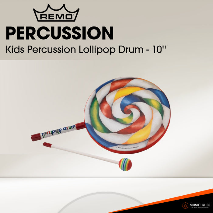 Remo Kids Percussion Lollipop Drum - 10''