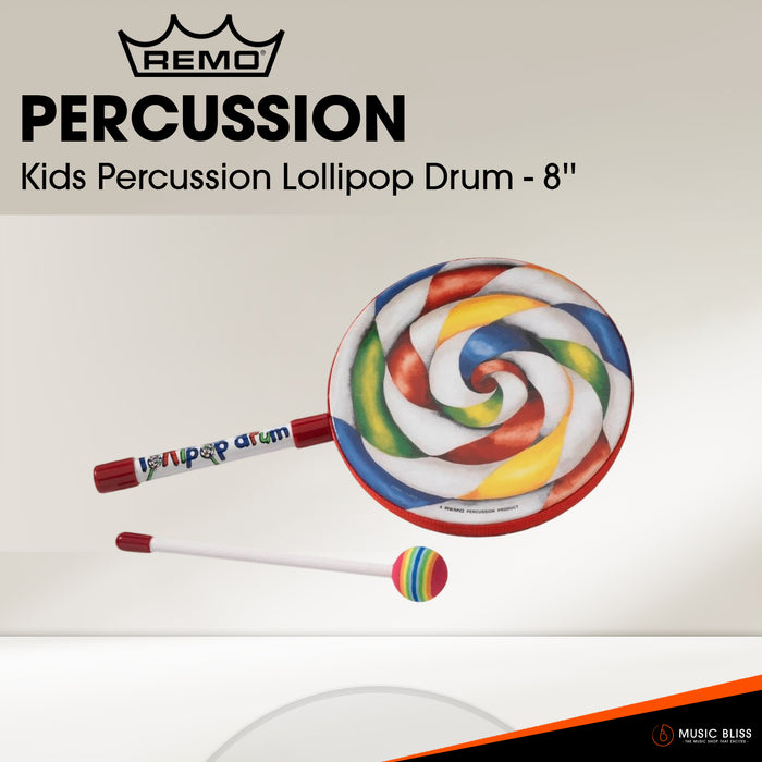 Remo Kids Percussion Lollipop Drum - 8''