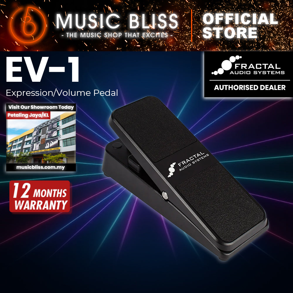 Fractal Audio EV-1 ボリュームペダル　美品 Fractal Audio Systems EV-1 Expression Volume Pedal / Black