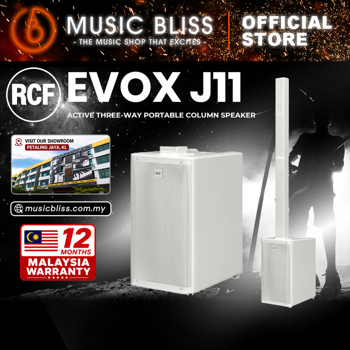 RCF EVOX J11 Active 3-way Column Array - White