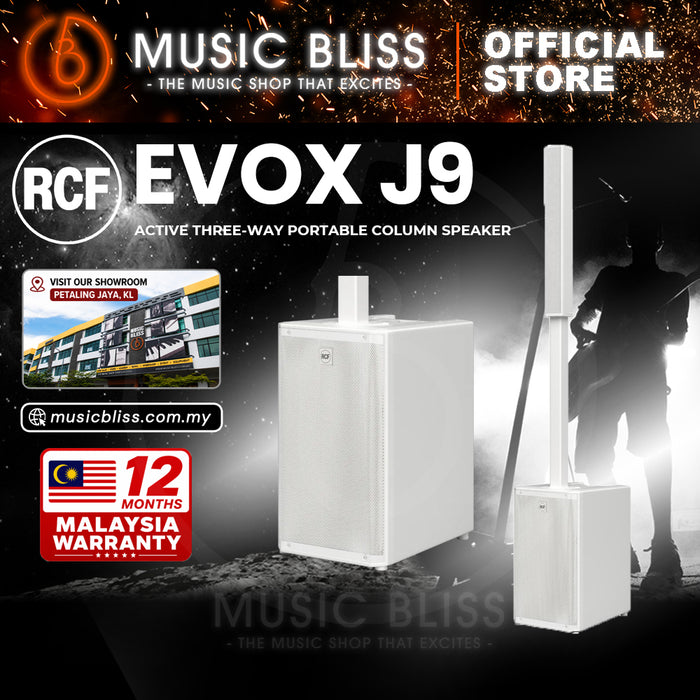 RCF EVOX J9 Active 3-way Column Array - White