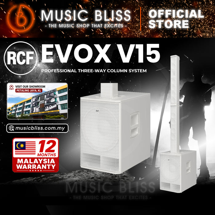 RCF EVOX V15 Powered Column Array - White