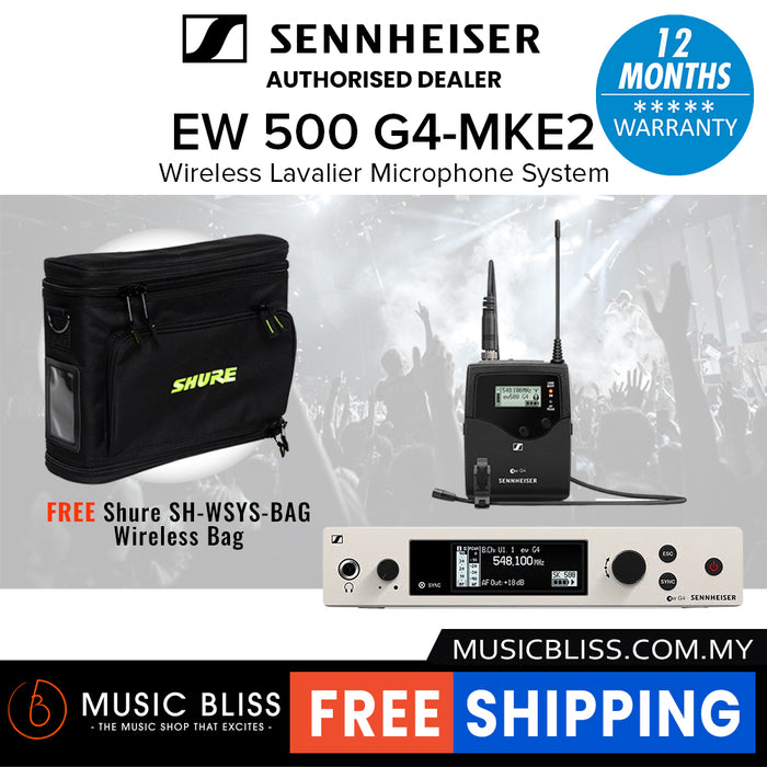 Sennheiser EW 500 G4-MKE2 Wireless Lavalier Microphone System