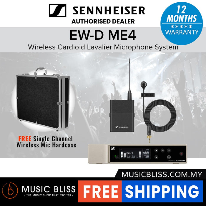 Sennheiser EW-D ME4 SET Digital Wireless Cardioid Lavalier Microphone System