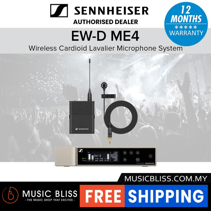 Sennheiser EW-D ME4 SET Digital Wireless Cardioid Lavalier Microphone System