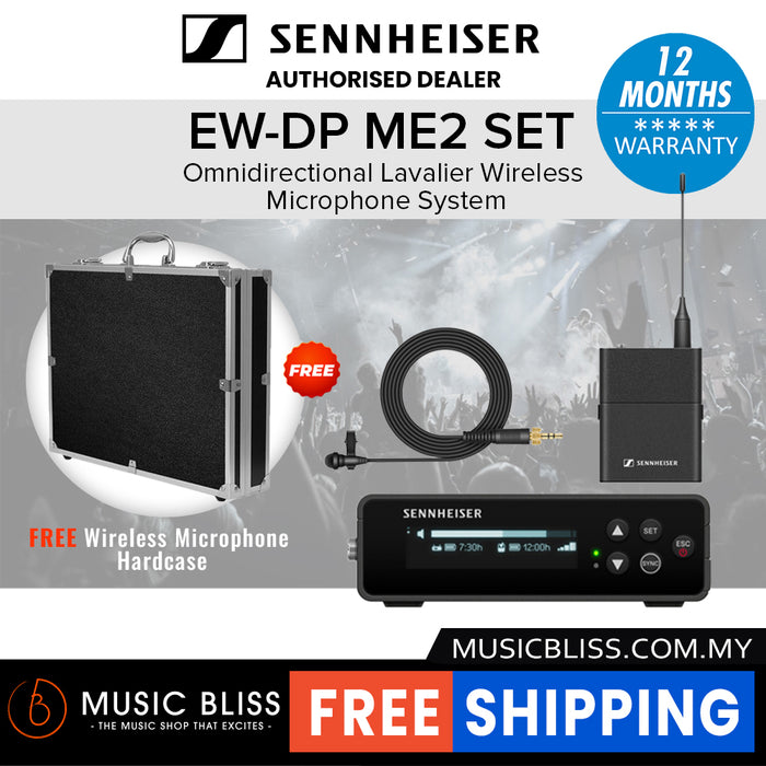 Sennheiser EW-DP ME2 Omnidirectional Lavalier Wireless Microphone System