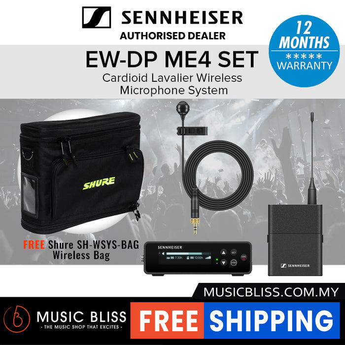 Sennheiser EW-DP ME4 Cardioid Lavalier Wireless Microphone System