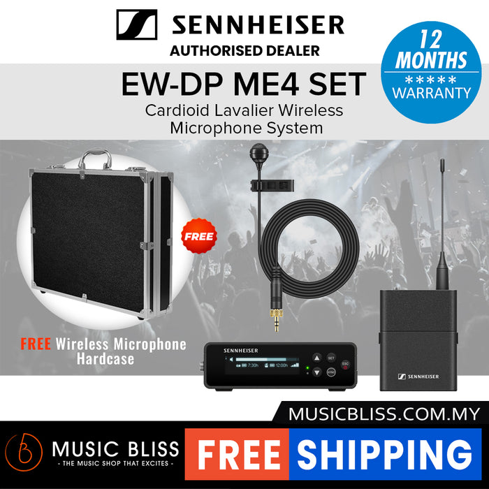 Sennheiser EW-DP ME4 Cardioid Lavalier Wireless Microphone System
