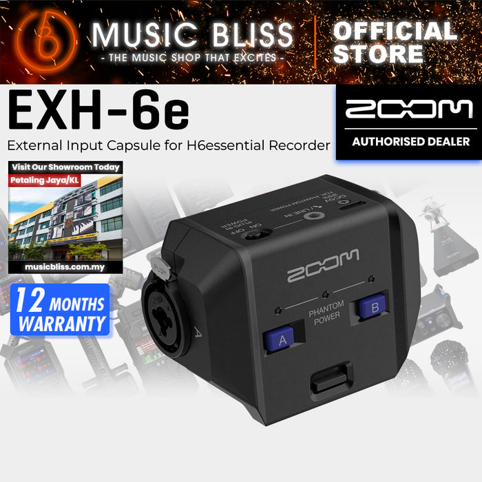 Zoom EXH-6e External Input Capsule for H6essential Recorder