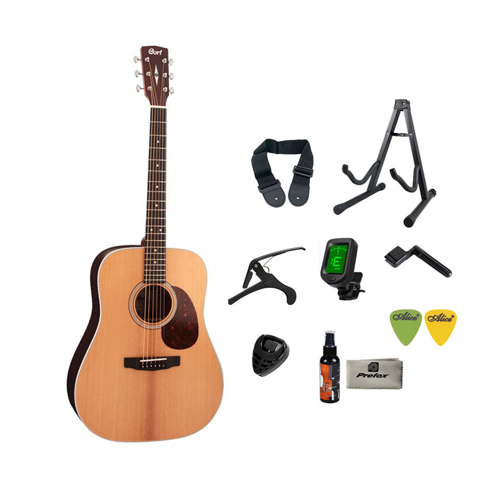 Cort Earth200ATV Acoustic Guitar with Bag - Semi Gloss