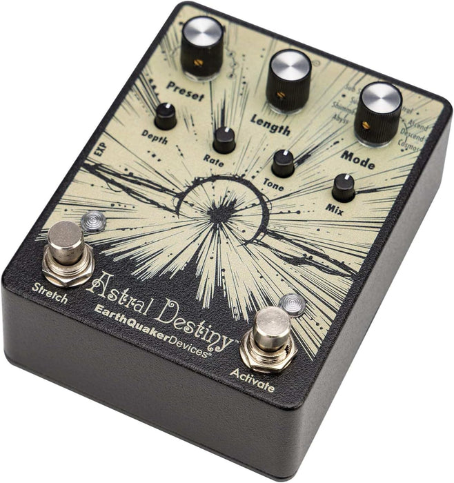EarthQuaker Astral Destiny Octal Octave Reverberation Odyssey Limited Edition Black & Gold