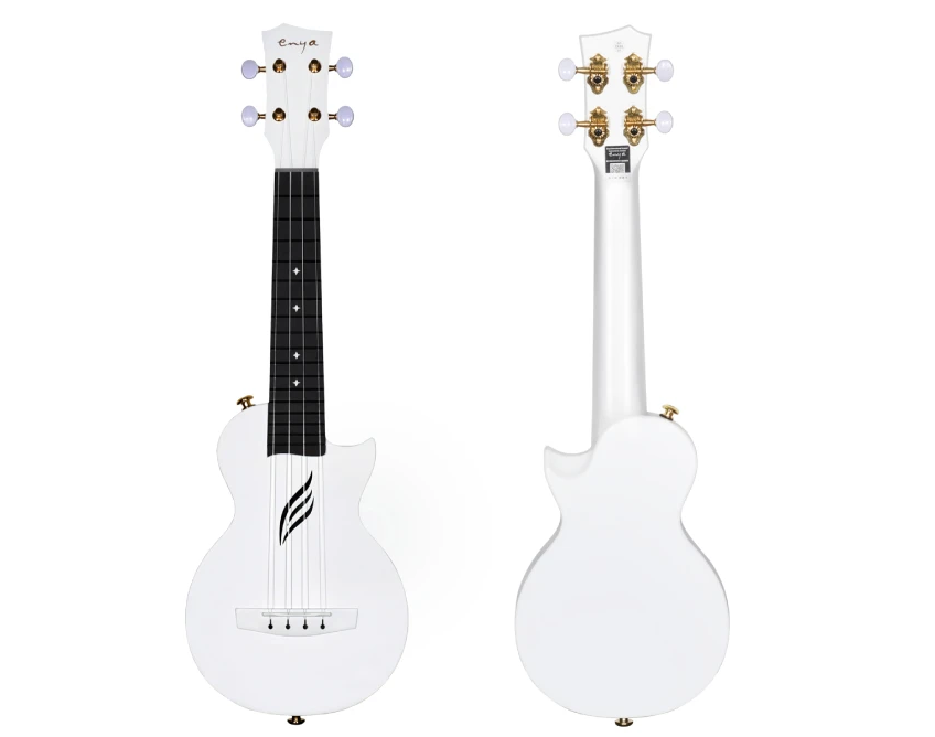 NOVA U Mini Carbon Fiber Soprano Ukulele - White