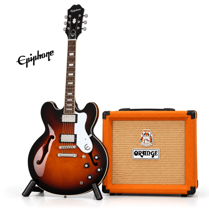 Epiphone Bonehead Riviera Semi-Hollowbody Electric Guitar - Dark Tobacco Sunburst