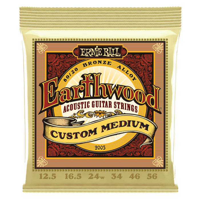 Ernie Ball 2005 Custom Light Earthwood Acoustic 80/20 Bronze Acoustic Strings