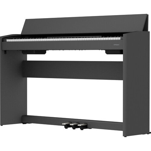Roland F-107 Digital Upright Piano - Black