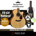 KEPMA F0-GA Solid Top Grand Auditorium Acoustic Guitar - Natural - Music Bliss Malaysia