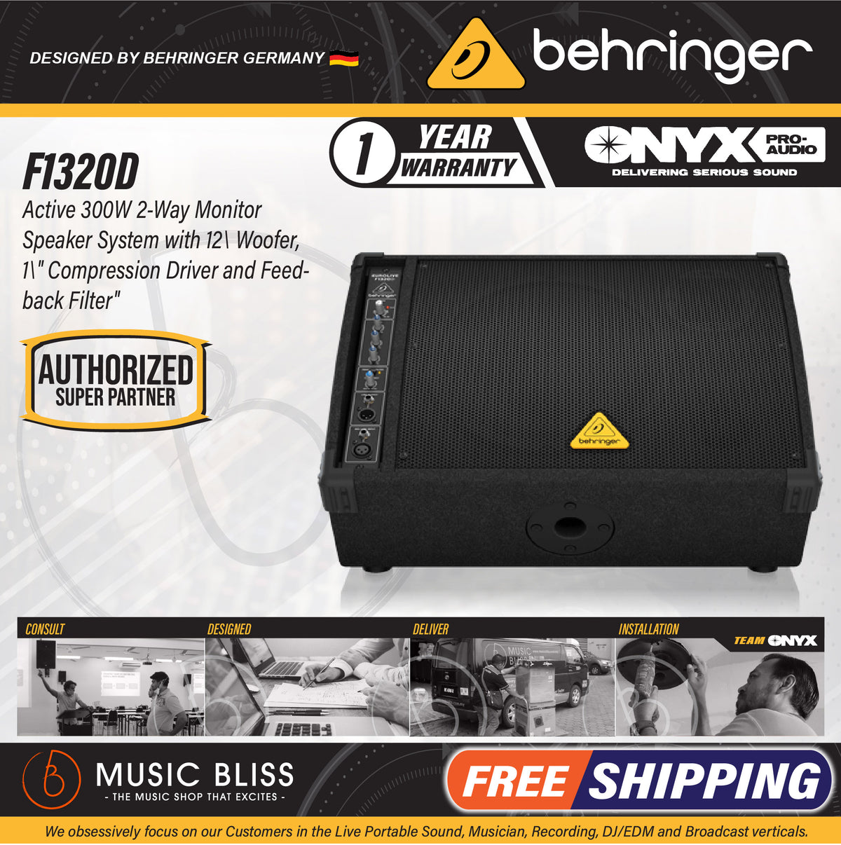 Behringer sales eurolive f1320d