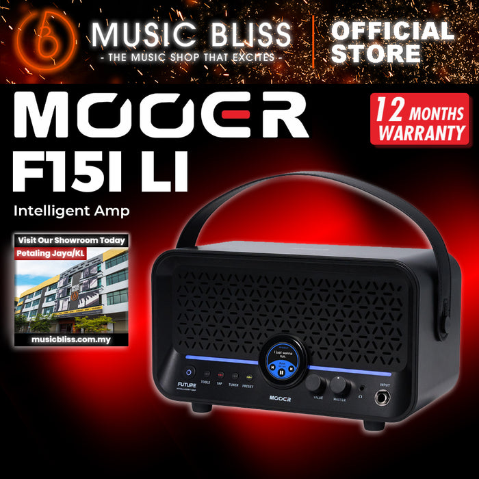 Mooer F15i Li Future 15 Intelligent Amplifier - Phantom Black