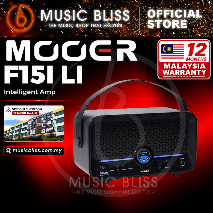 Mooer F15i Li Future 15 Intelligent Amplifier - Phantom Black