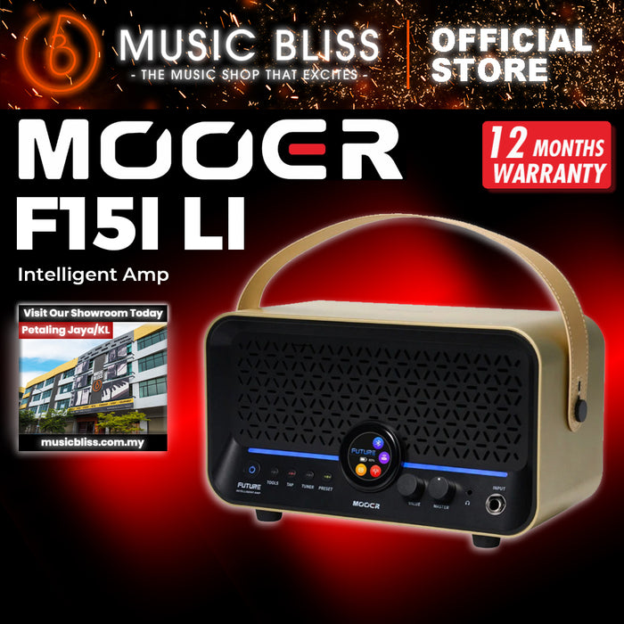 Mooer F15i Li Future 15 Intelligent Amplifier - Imperial Gold