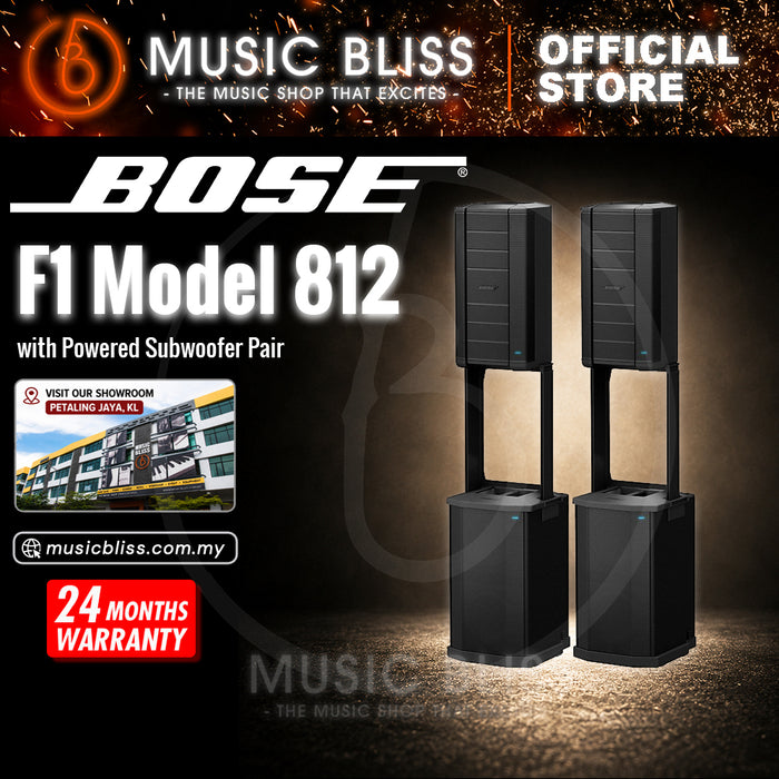 Bose F1 Model 812 and Powered Subwoofer - Pair