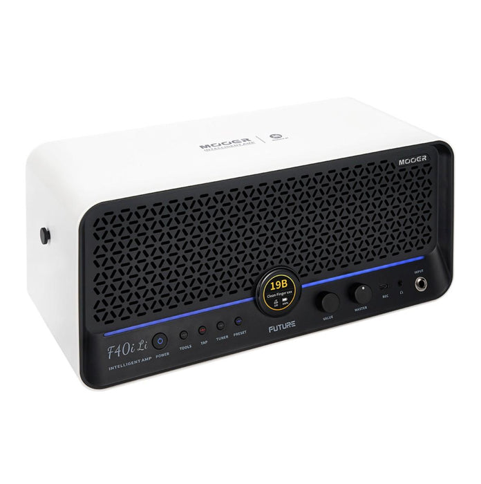 Mooer F40i AI Intelligent Amp with Lithium Battery - White Stellar